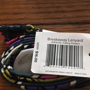 NWT Vera Bradley lanyard